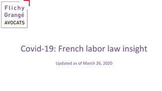 Covid-19: French labor law insight